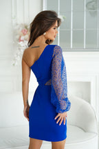  Short dress model 193797 Bicotone 