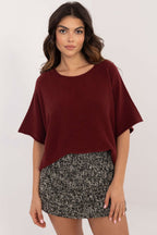  Short sleeve sweater model 202702 Italy Moda 