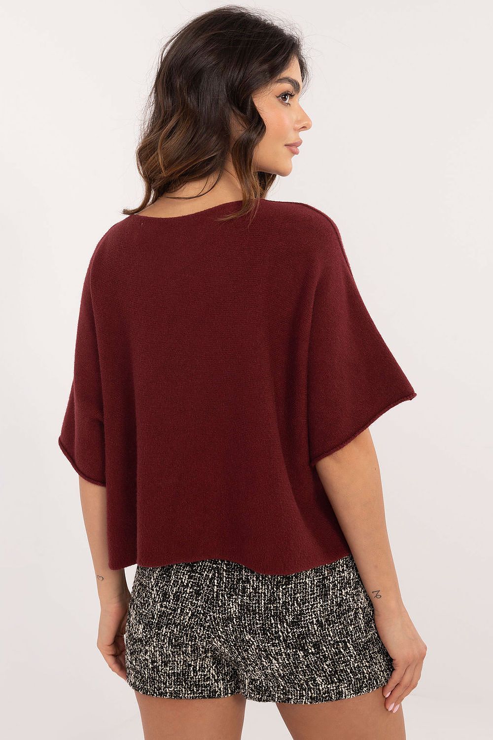 Short sleeve sweater model 202702 Italy Moda 