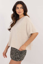  Short sleeve sweater model 203026 Italy Moda 