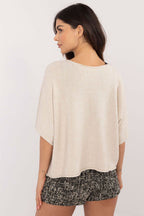  Short sleeve sweater model 203026 Italy Moda 