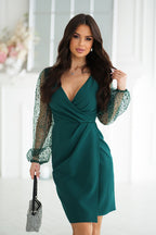  Evening dress model 210726 Bicotone 
