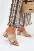  Heeled sandals model 210782 Step in style 