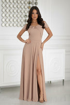  Long dress model 219677 Bicotone 