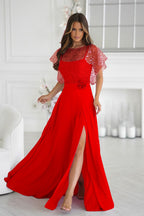  Long dress model 219688 Bicotone 