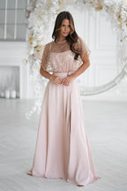  Long dress model 219689 Bicotone 
