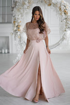  Long dress model 219689 Bicotone 