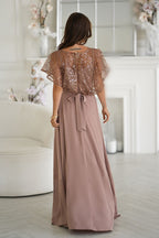 Long dress model 219691 Bicotone 
