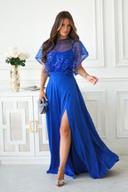  Long dress model 219694 Bicotone 