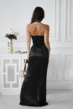  Long dress model 219709 Bicotone 