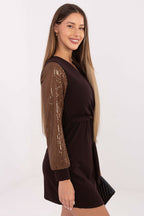  Short dress model 221559 Italy Moda 