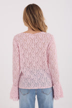  Lace blouse model 223407 Italy Moda 