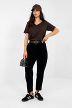  corduroy trousers model 224056 Italy Moda 