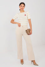  Short sleeve sweater model 224317 Factory Price 