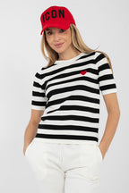  Short sleeve sweater model 224319 Factory Price 