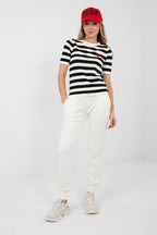  Short sleeve sweater model 224319 Factory Price 