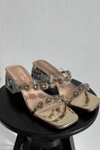 Heeled sandals model 225137 Step in style 