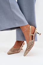  Heel sandals model 225224 Step in style 