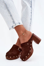  Heeled sandals model 228788 Step in style 