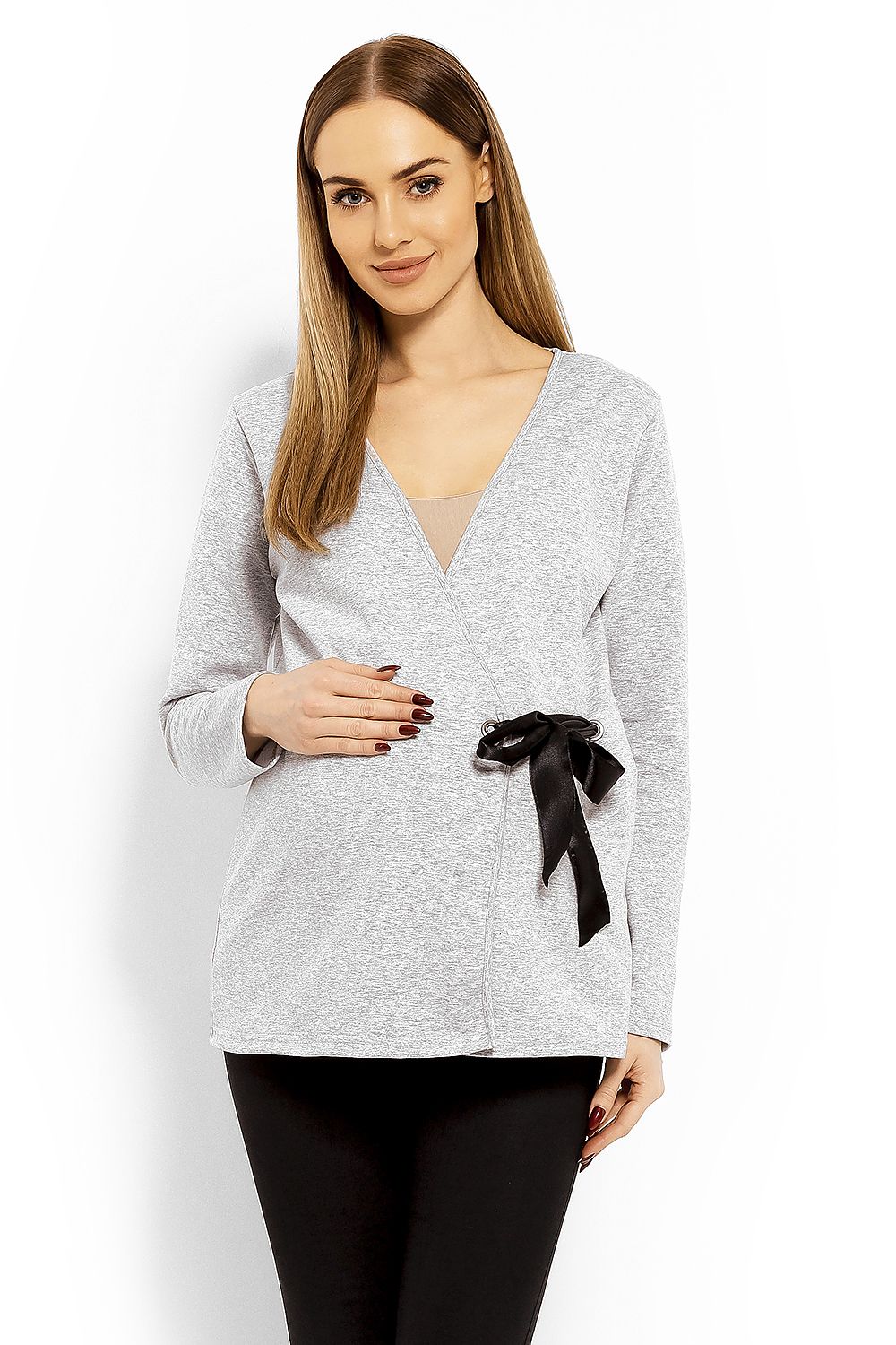  Maternity blouse model 113240 PeeKaBoo 