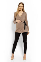  Maternity blouse model 113241 PeeKaBoo 