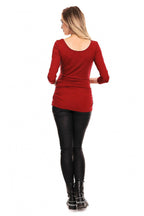 Maternity blouse model 133326 PeeKaBoo 