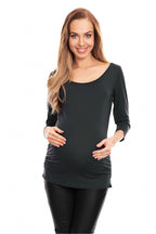  Maternity blouse model 133327 PeeKaBoo 